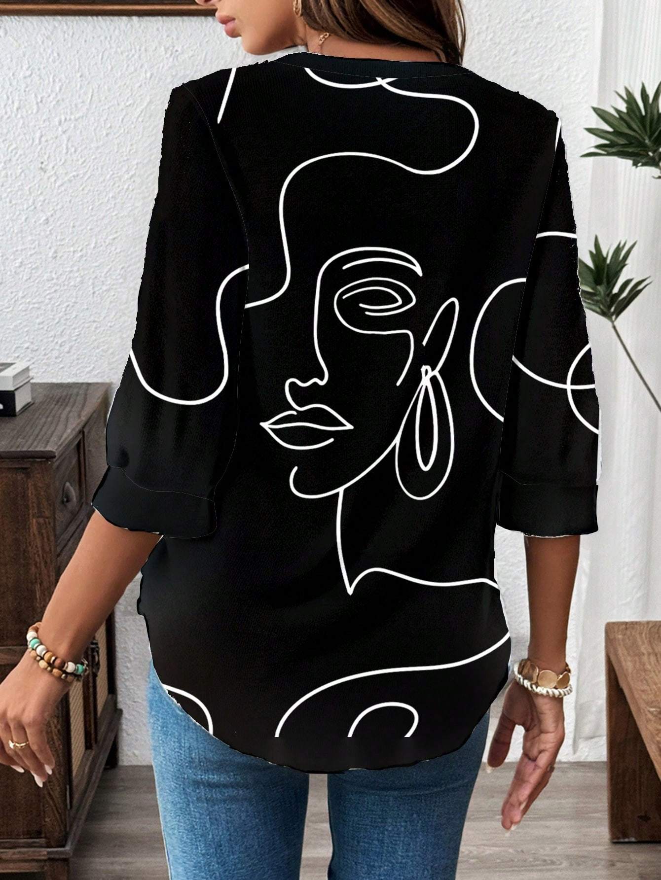Women's Clothing Women's Casual Office Blouse