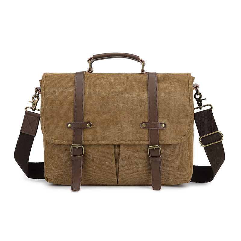 Canvas Retro Men's One Shoulder Retro Canvas Satchel