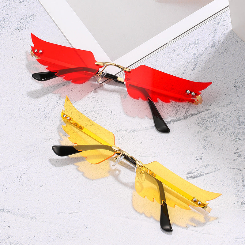 Angel wings sunglasses