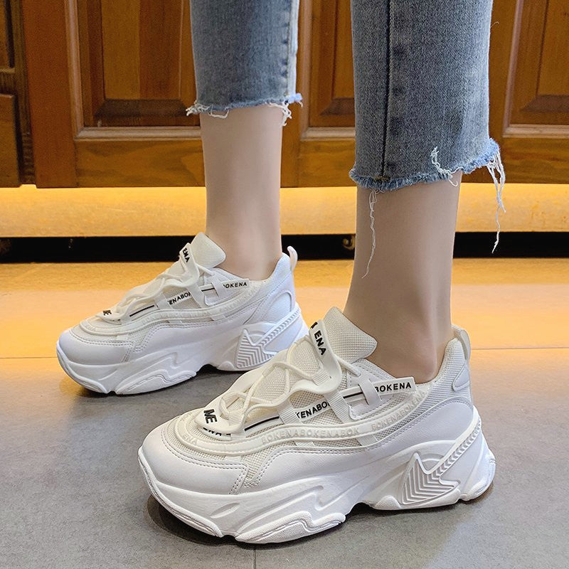 Dad Shoes Women's New Women's Shoes Thick-soled Casual Women's Student Sneakers