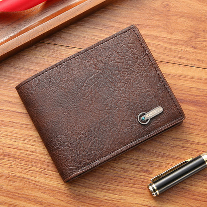 Men's Wallet Business Casual Short Leather