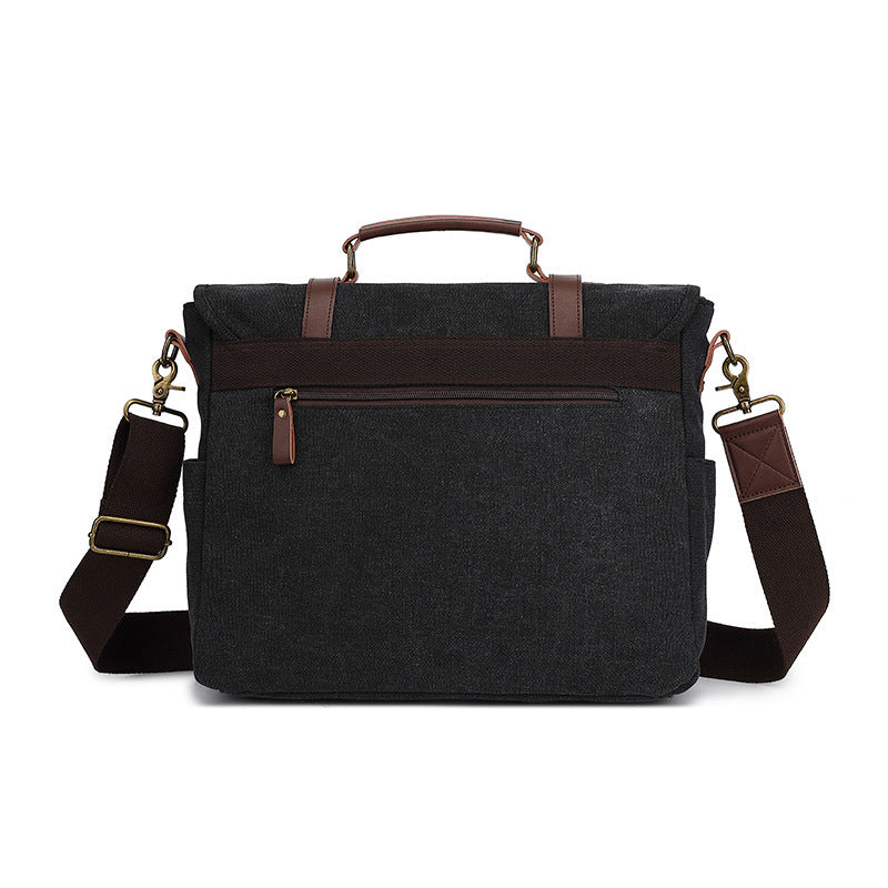 Canvas Retro Men's One Shoulder Retro Canvas Satchel
