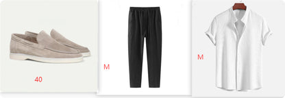 Short Sleeve Loose Shirt Top Summer Mens Clothing