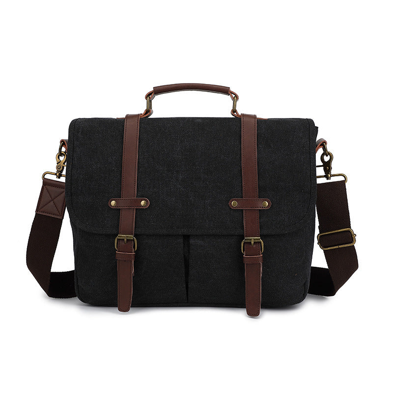 Canvas Retro Men's One Shoulder Retro Canvas Satchel