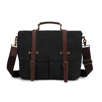 Canvas Retro Men's One Shoulder Retro Canvas Satchel