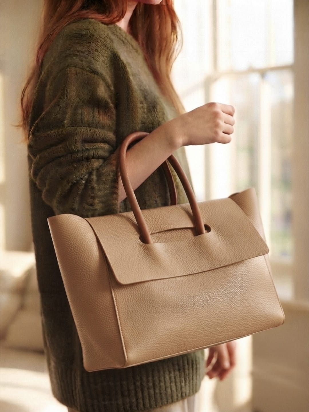 Sac à bandoulière élégant en cuir synthétique pour femmes