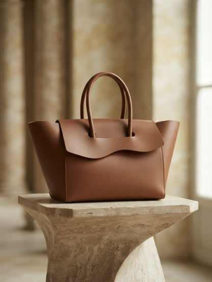 Sac à bandoulière élégant en cuir synthétique pour femmes