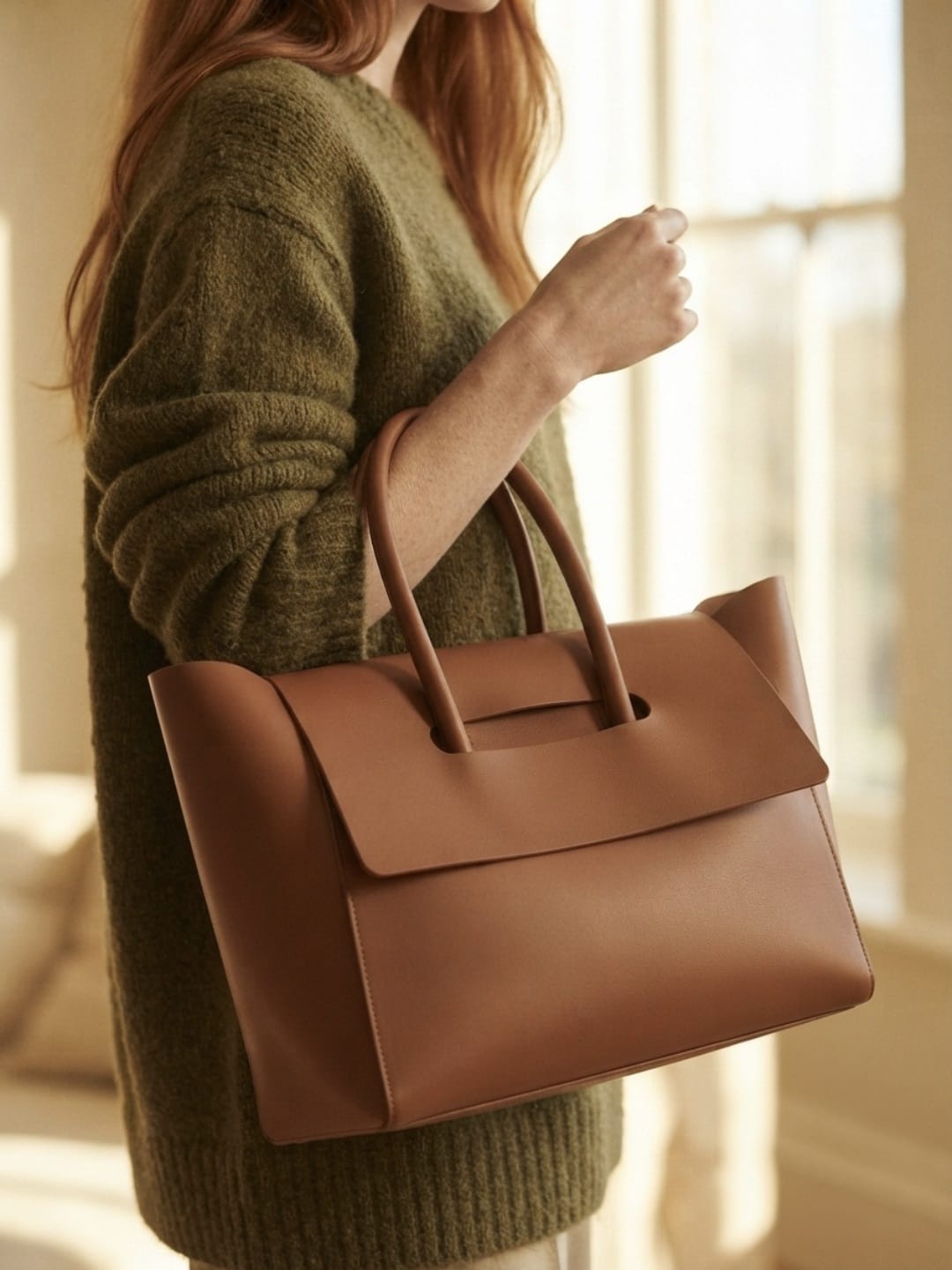 Sac à bandoulière élégant en cuir synthétique pour femmes