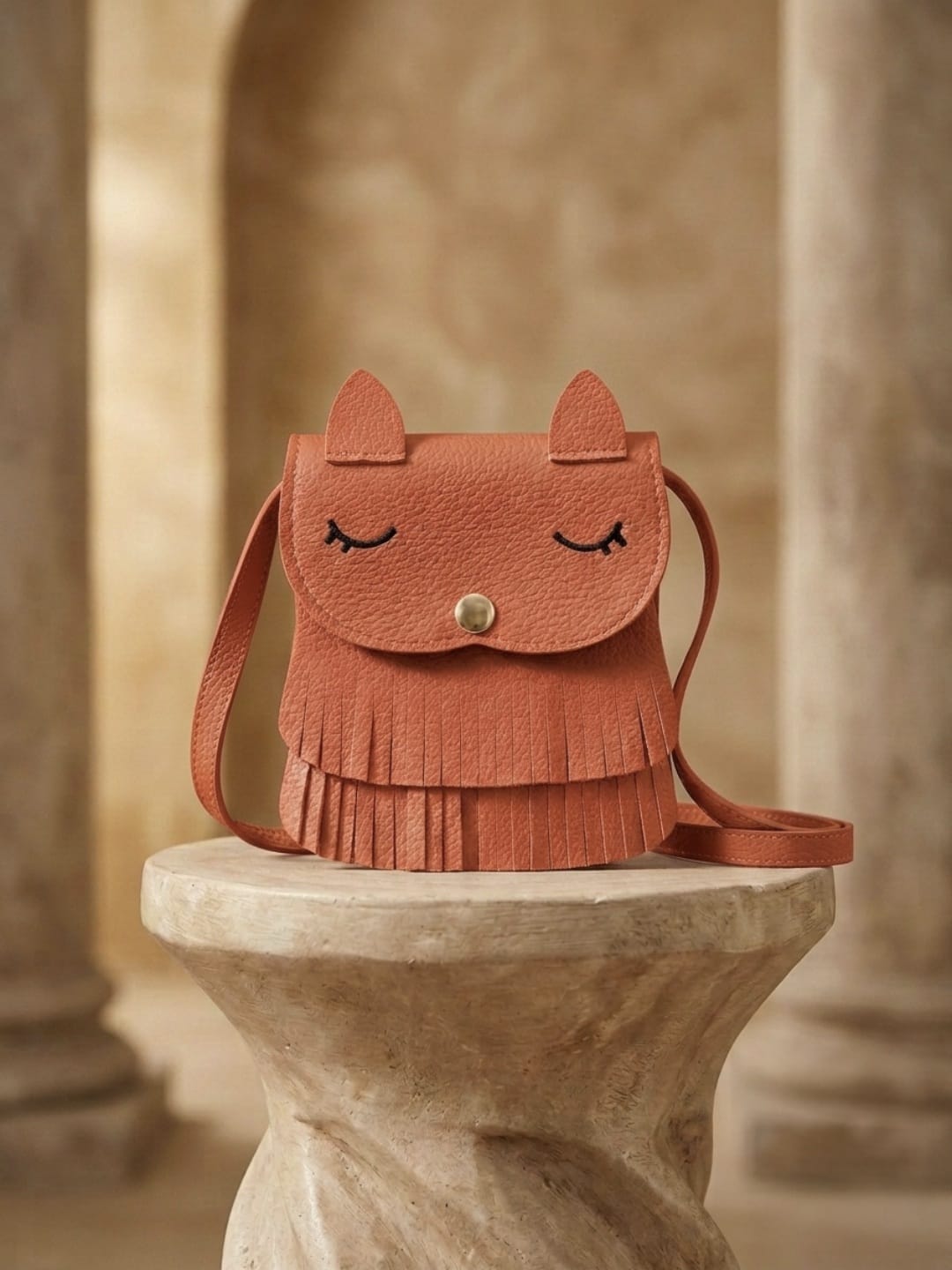 Mini sac bandoulière en cuir PU pour filles