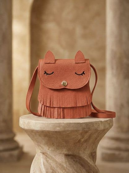 Mini sac bandoulière en cuir PU pour filles