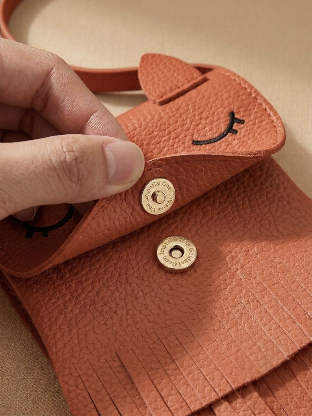 Mini sac bandoulière en cuir PU pour filles