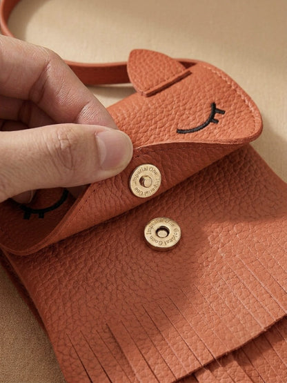Mini sac bandoulière en cuir PU pour filles