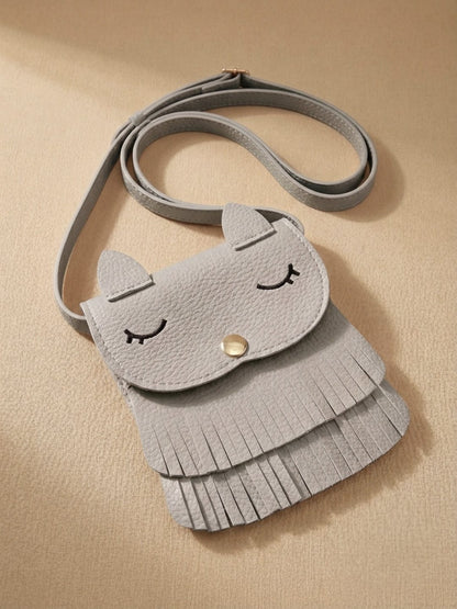 Mini sac bandoulière en cuir PU pour filles