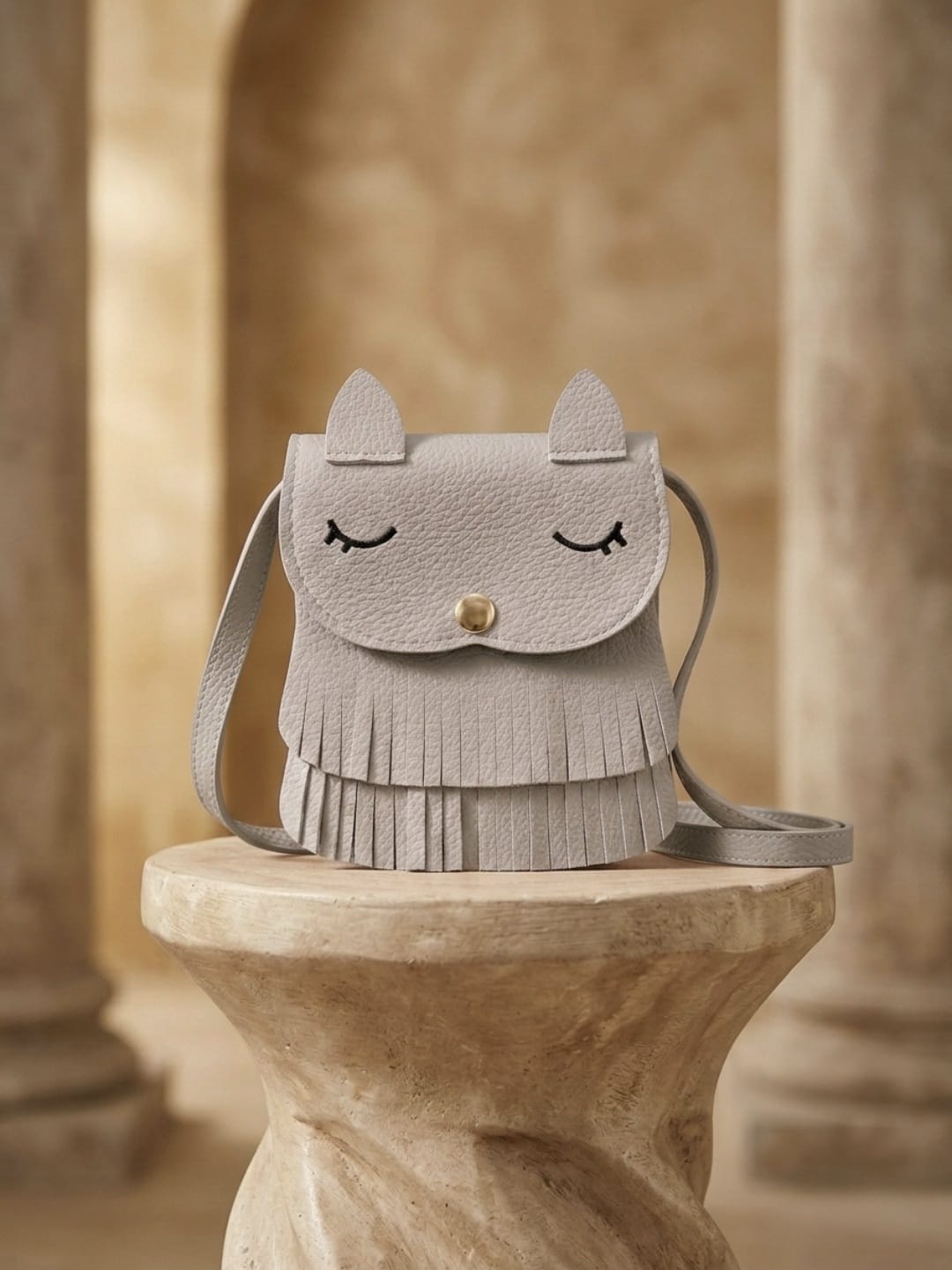 Mini sac bandoulière en cuir PU pour filles