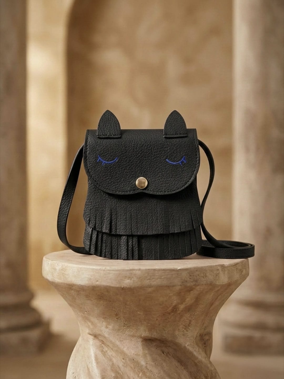 Mini sac bandoulière en cuir PU pour filles
