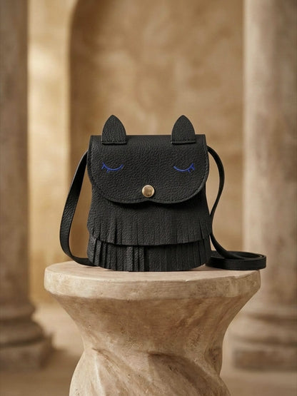 Mini sac bandoulière en cuir PU pour filles