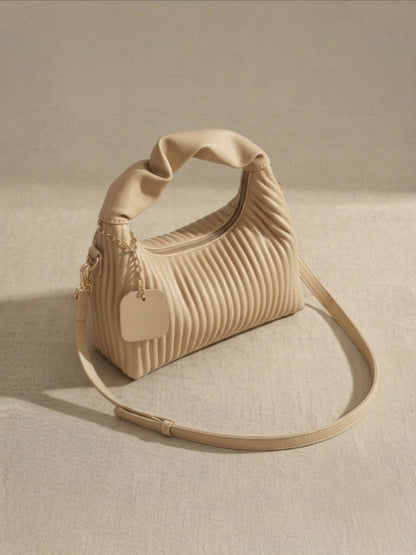 Sac Bandoulière Plissé Chic pour Femme