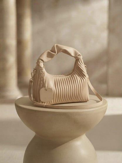 Sac Bandoulière Plissé Chic pour Femme