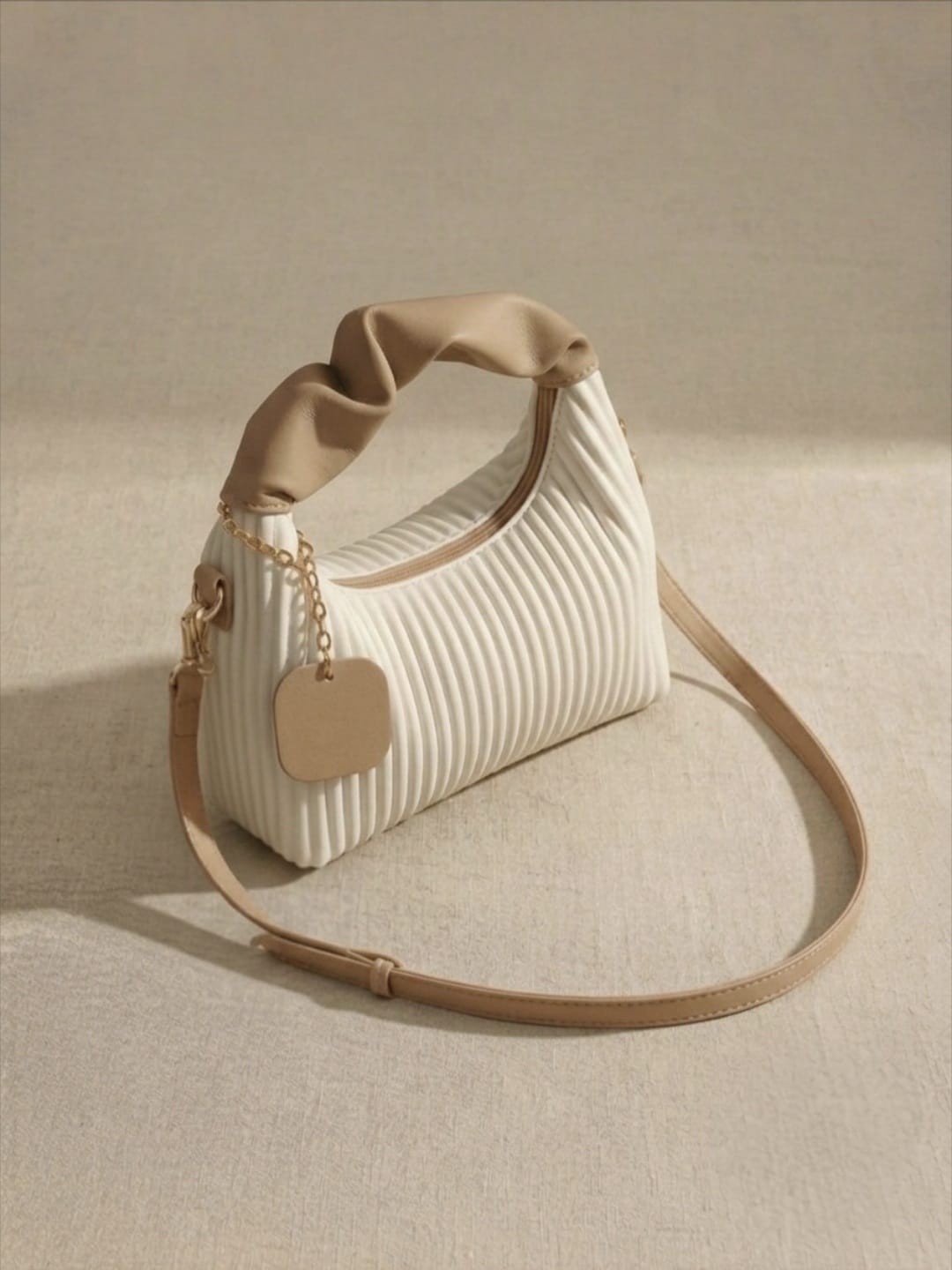 Sac Bandoulière Plissé Chic pour Femme