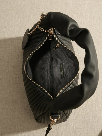 Sac Bandoulière Plissé Chic pour Femme