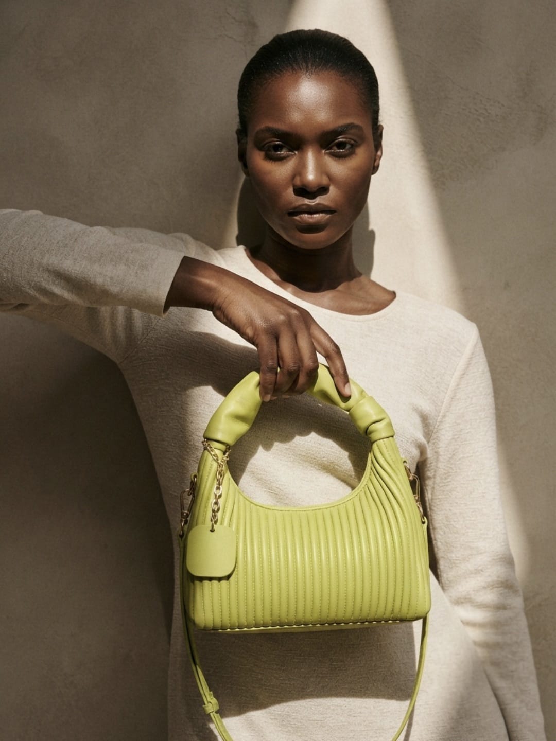 Sac Bandoulière Plissé Chic pour Femme