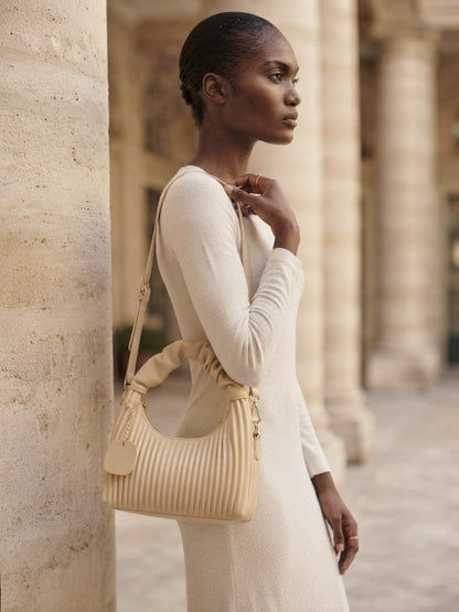 Sac Bandoulière Plissé Chic pour Femme