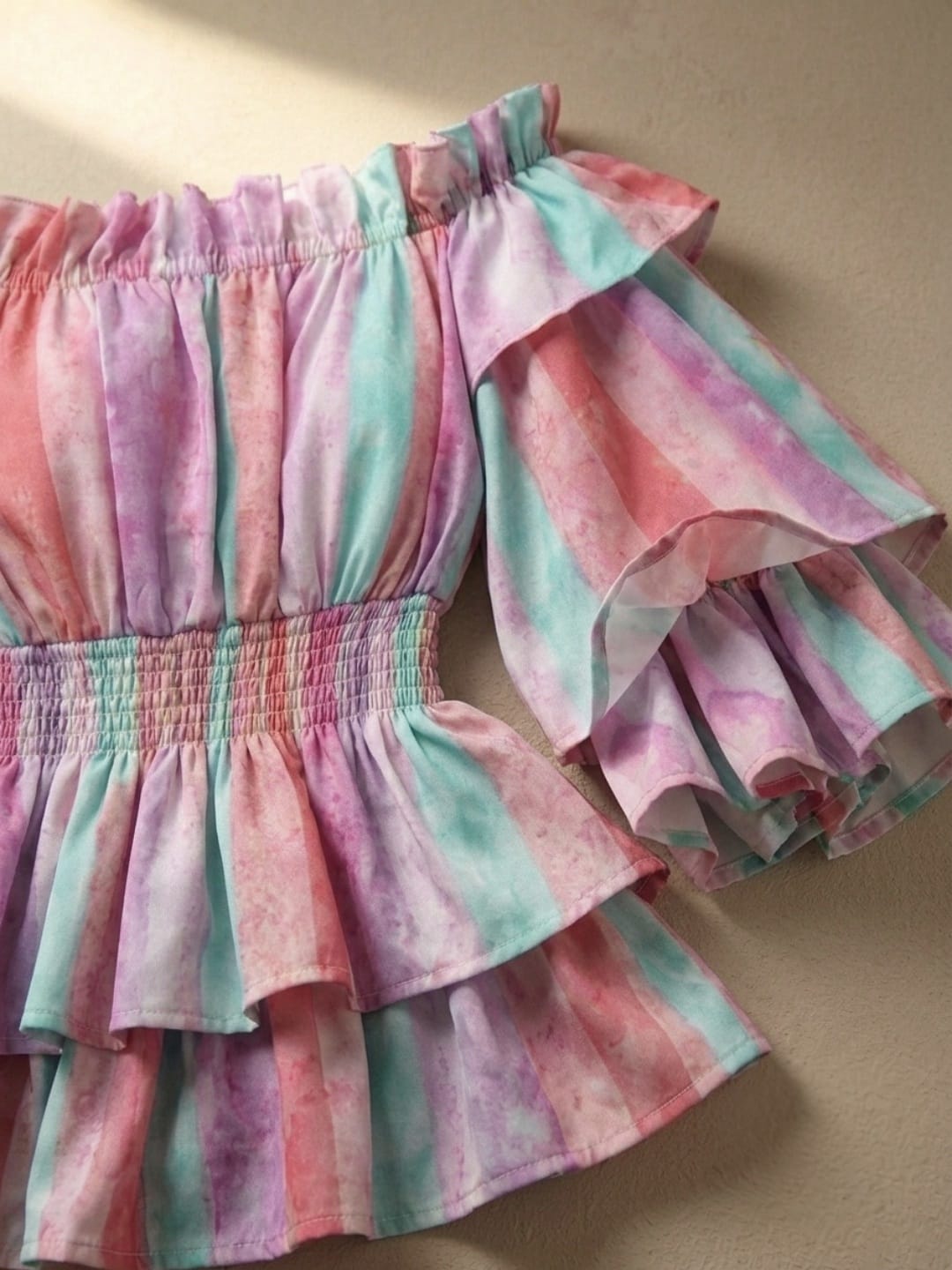 Women's Off-the-Shoulder Floral Print Blouse