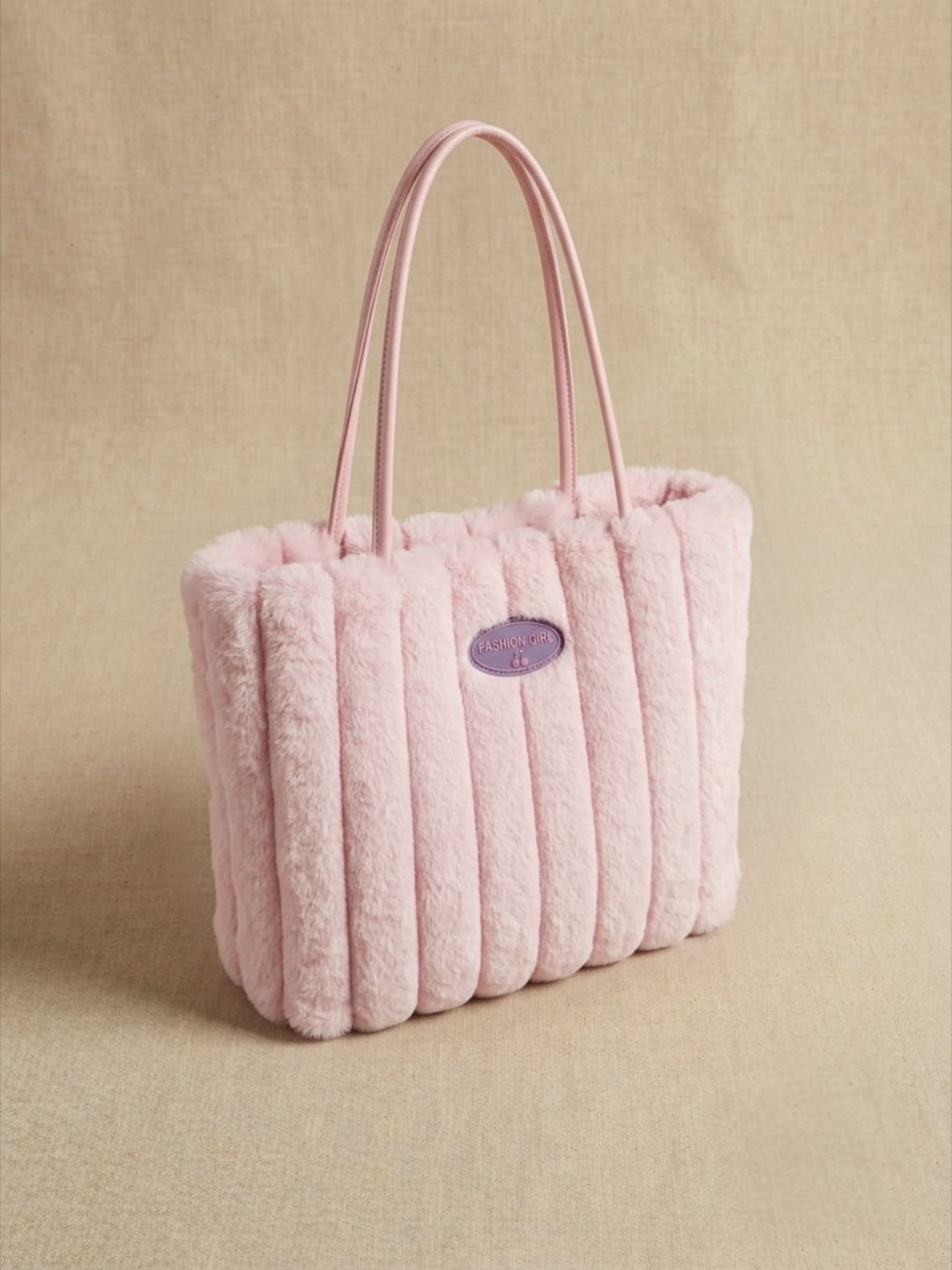Sac fourre-tout en peluche pour femme