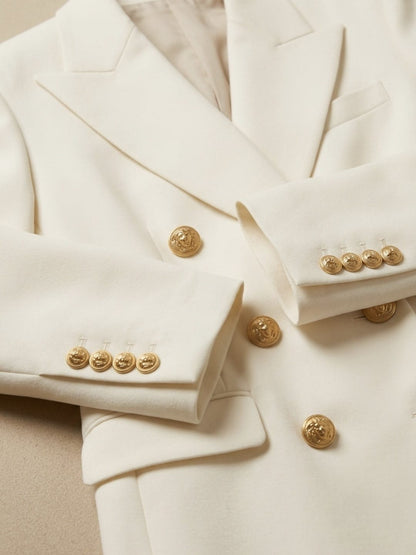 Blazer croisé ajusté pour femme