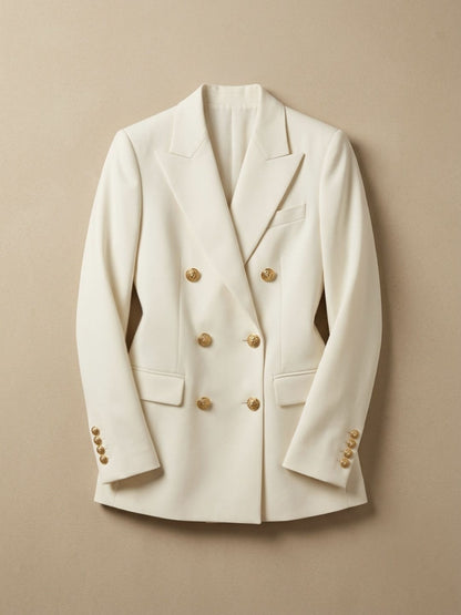 Blazer croisé ajusté pour femme