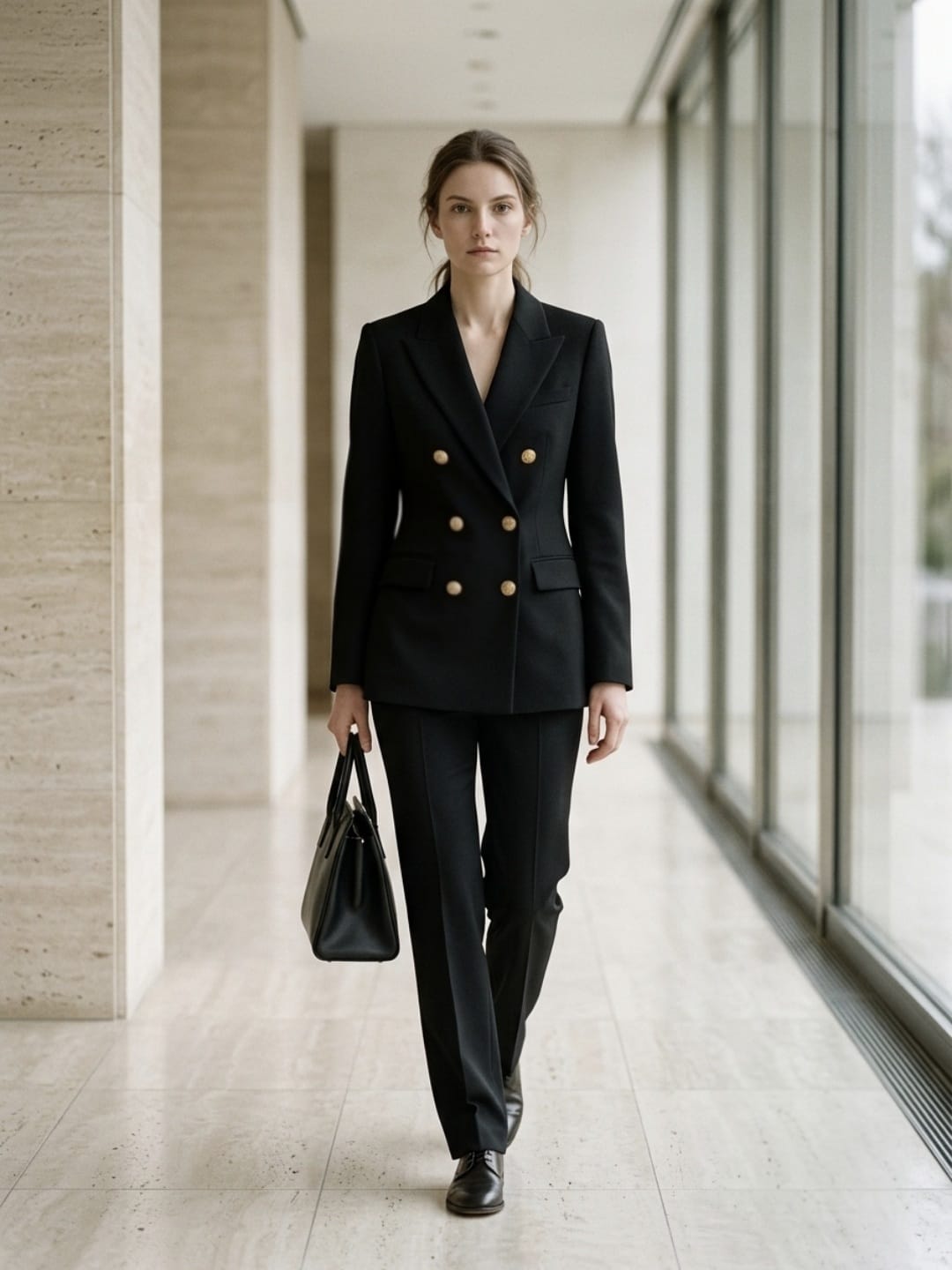 Blazer croisé ajusté pour femme