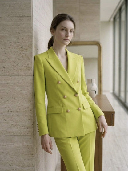 Blazer croisé ajusté pour femme