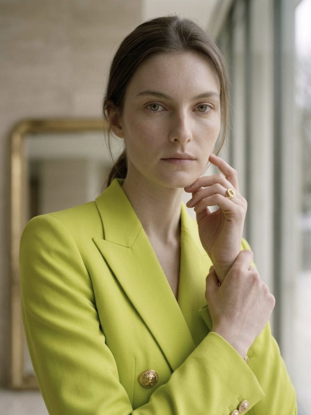Blazer croisé ajusté pour femme