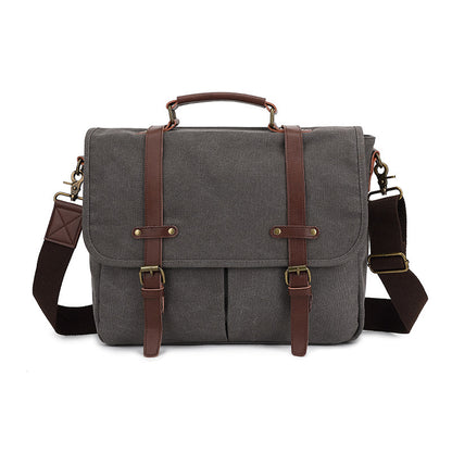 Canvas Retro Men's One Shoulder Retro Canvas Satchel