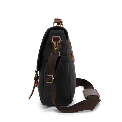 Canvas Retro Men's One Shoulder Retro Canvas Satchel